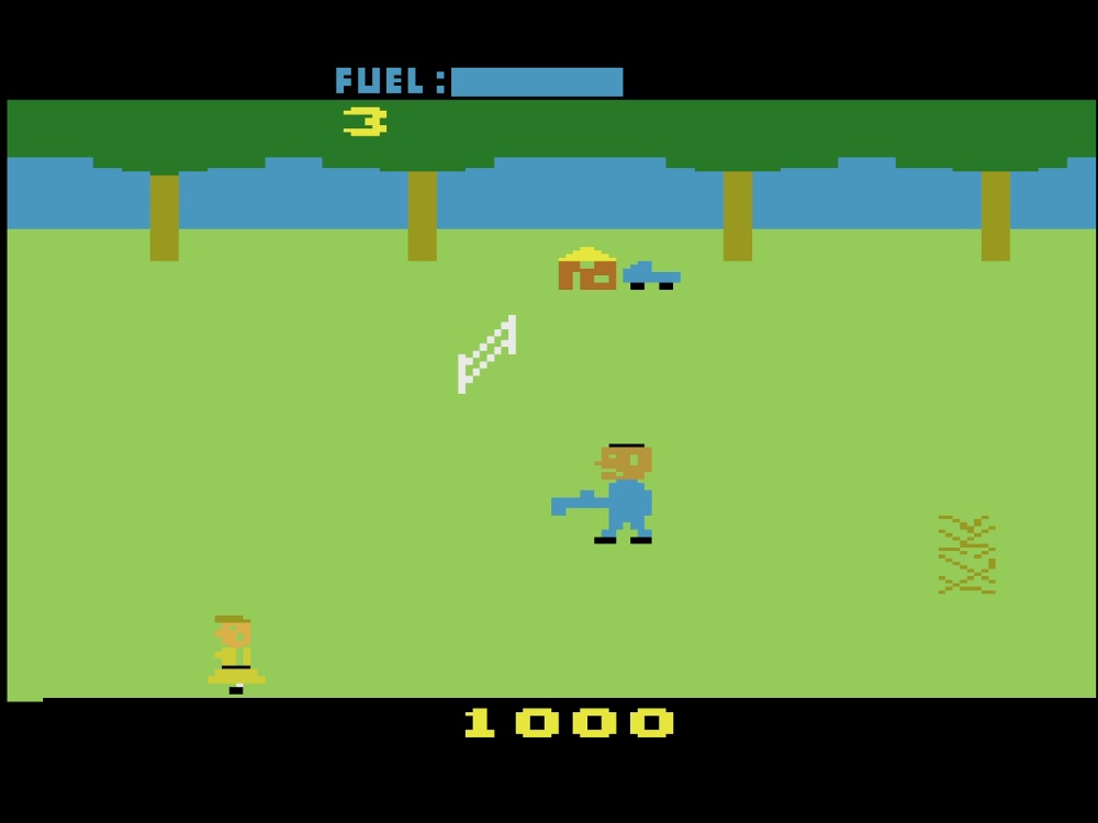 Gameplay of The Texas Chainsaw Massacre for Atari 2600